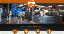 Desktop Screenshot of gransolbuffet.com